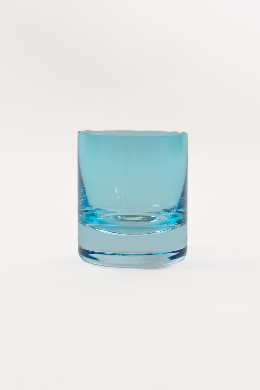 Colored Rocks Glass - Set of 6 {Ocean Blue}