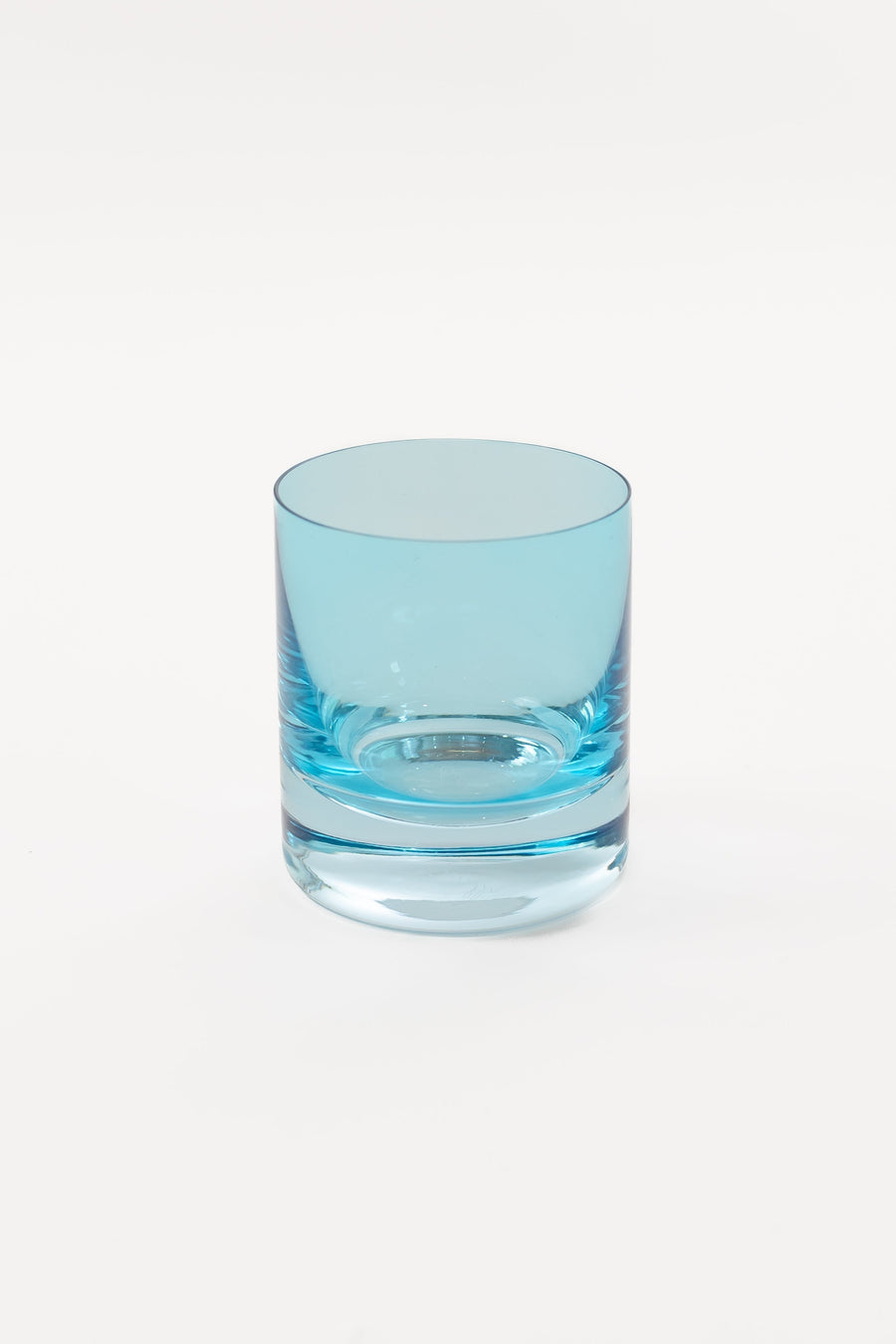 Colored Rocks Glass - Set of 6 {Ocean Blue}