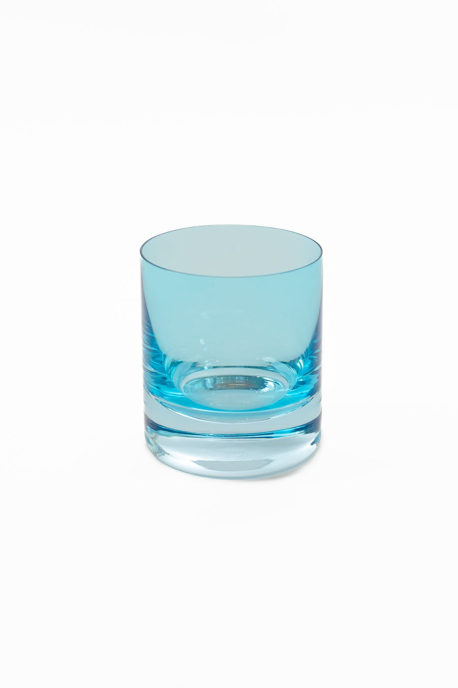 Colored Rocks Glass - Set of 6 {Ocean Blue}