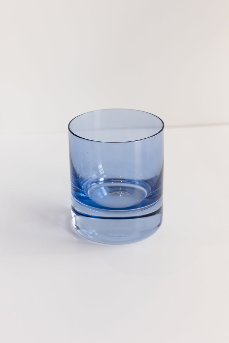 Colored Rocks Glass - Set of 6 {Cobalt Blue}