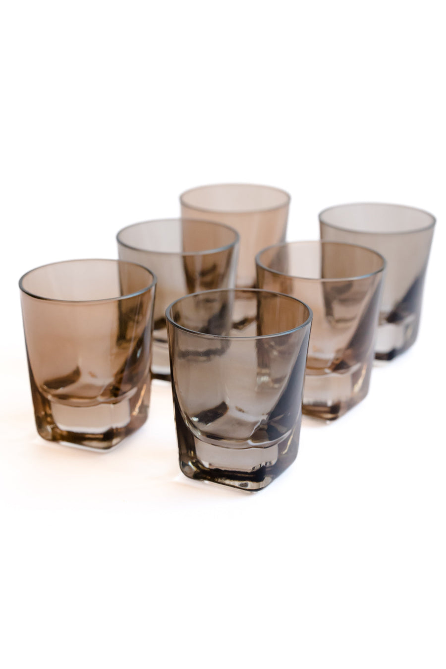 Colored Shot Glasses - Set of 6 {Smoke Mixed Set}