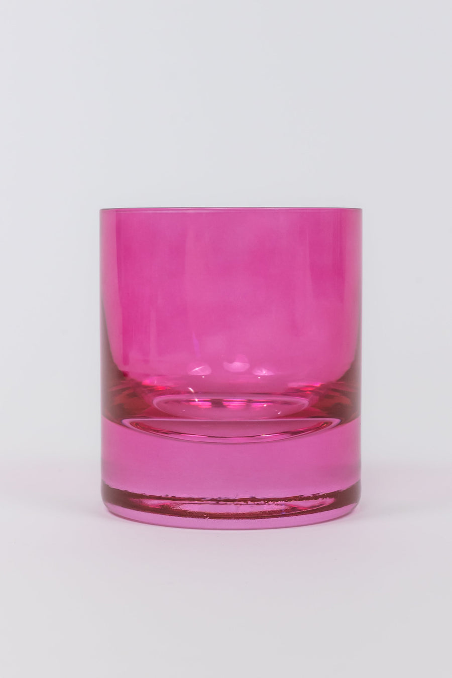 Colored Rocks Glass - Set of 2 {Fuchsia}