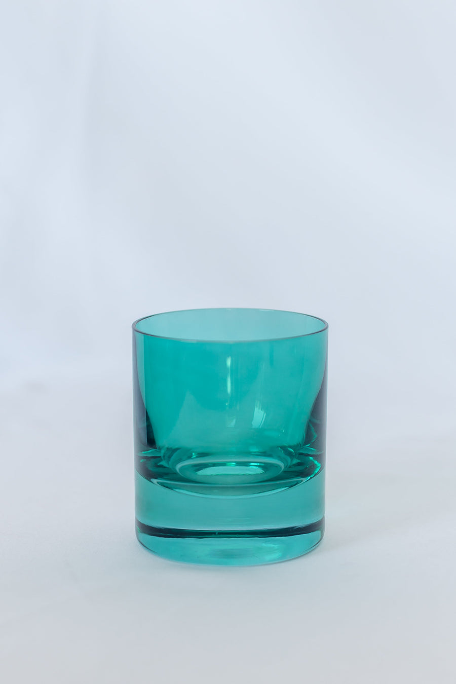 Colored Rocks Glass - Set of 6 {Emerald Green}