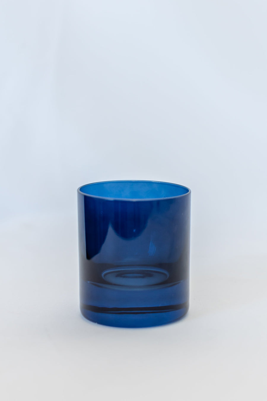Colored Rocks Glass - Set of 6 {Midnight Blue}