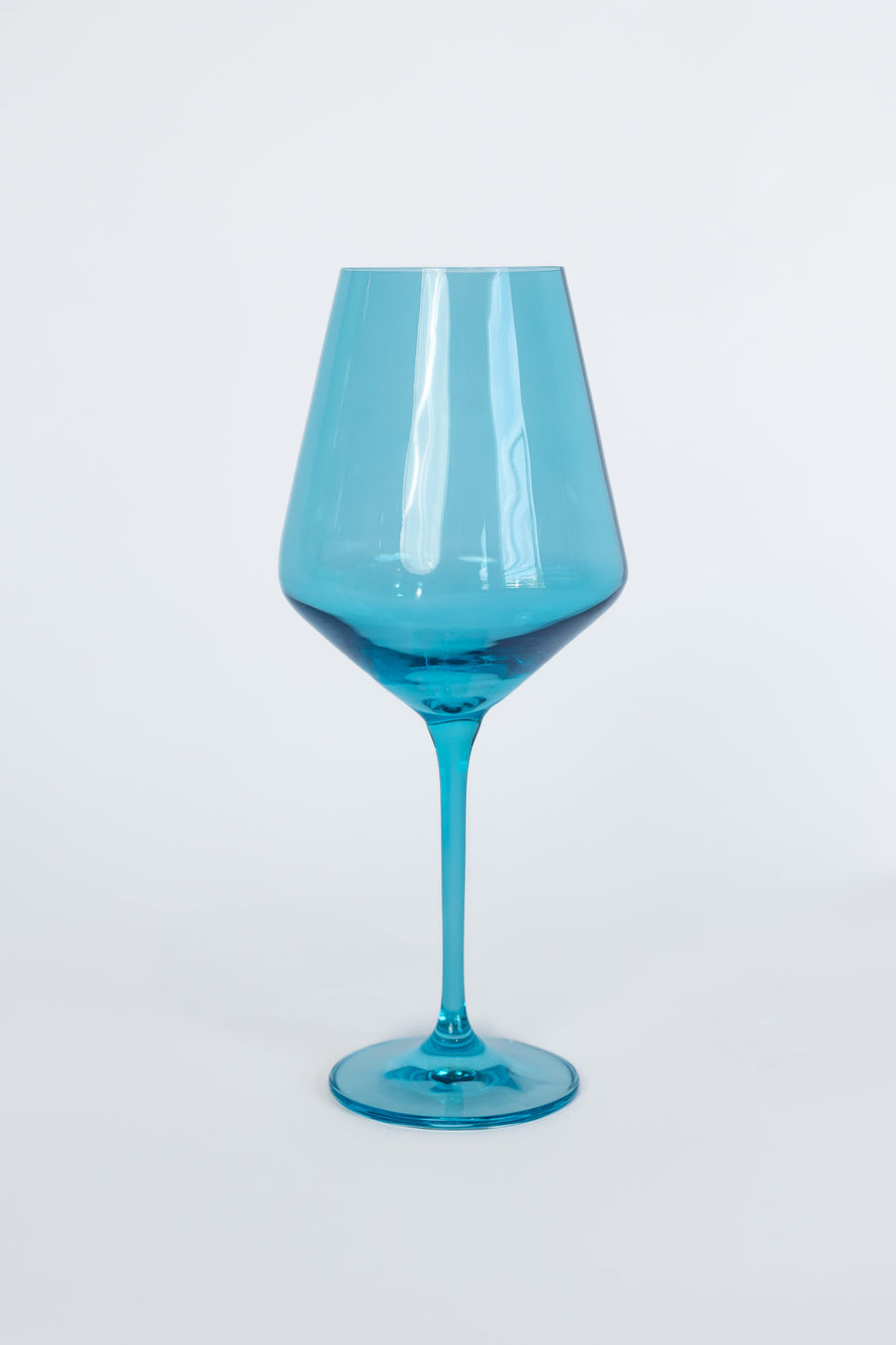 Colored Wine Stemware - Set of 6 {Ocean Blue}