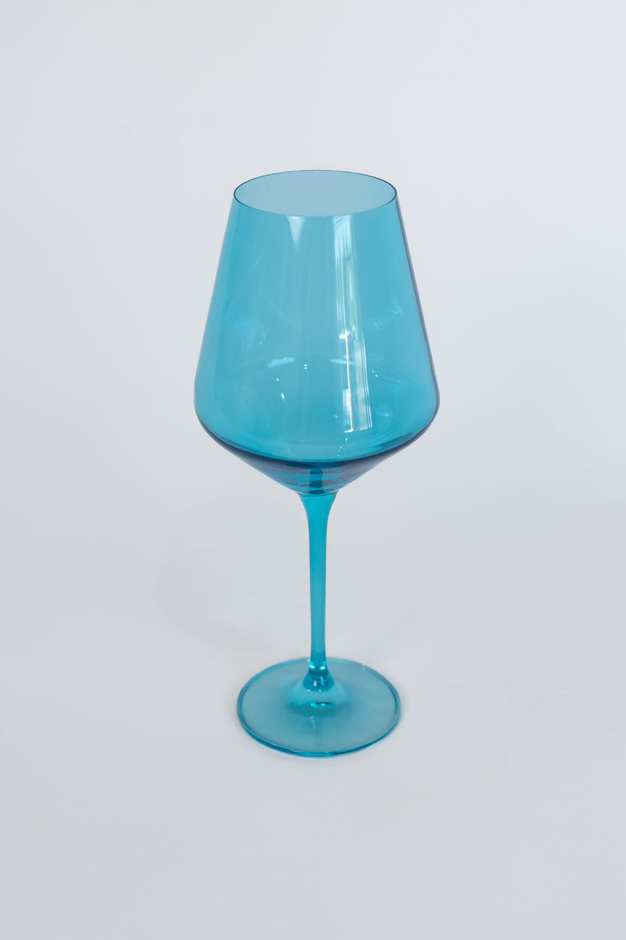 Colored Wine Stemware - Set of 6 {Ocean Blue}