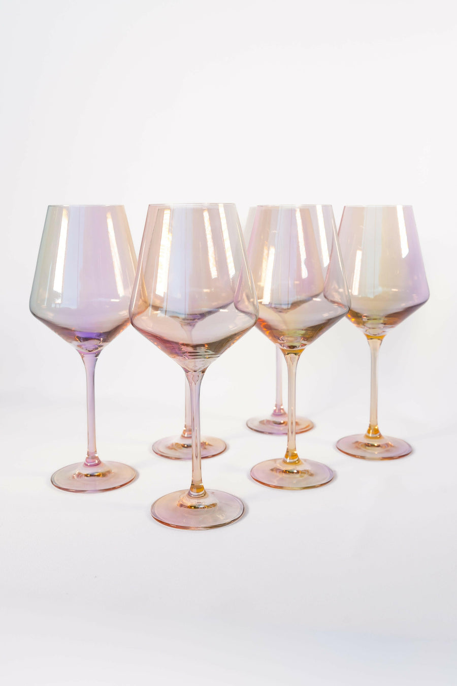 Colored Wine Stemware - Set of 6 {Iridescent}