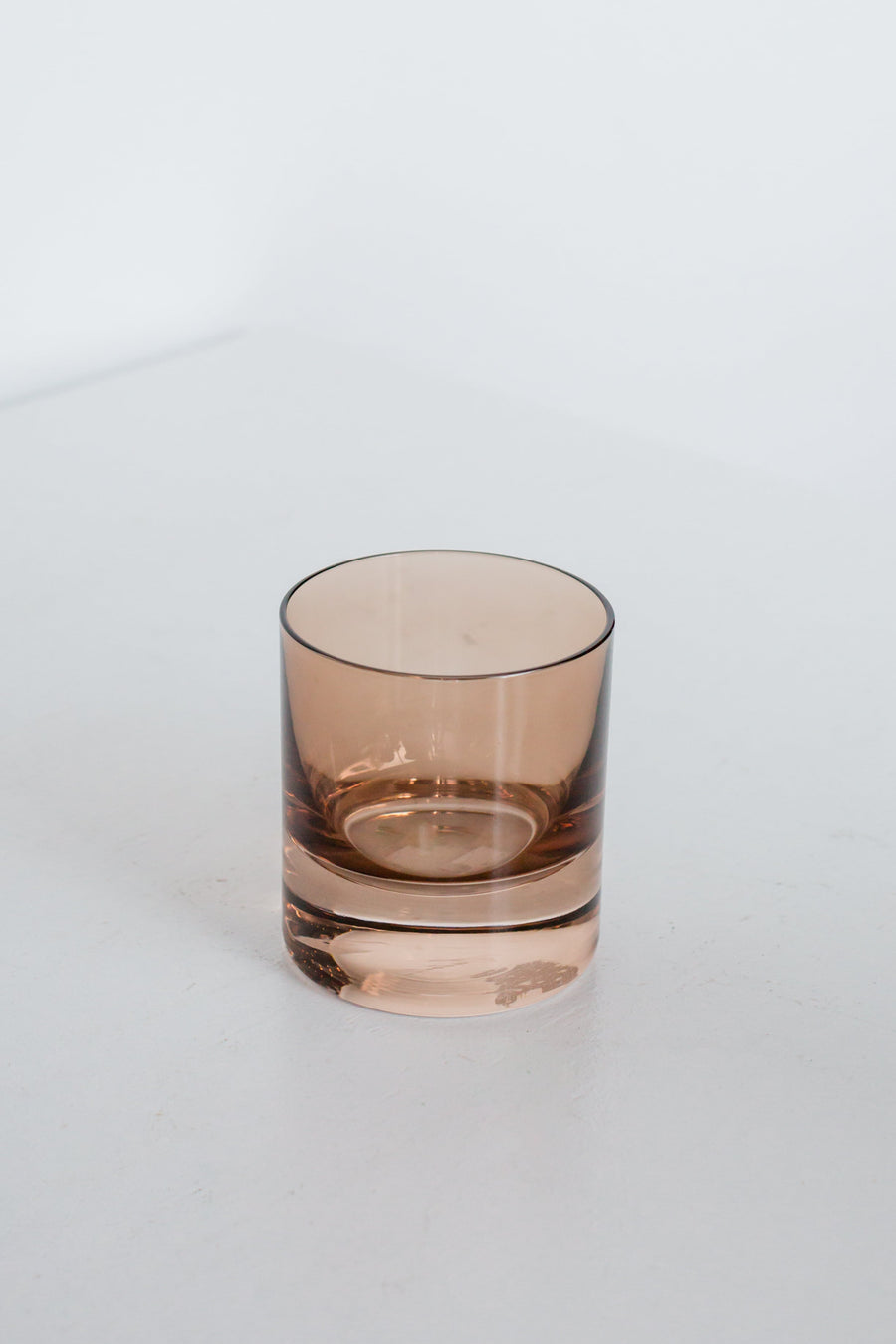 Colored Rocks Glass - Set of 6 {Mocha Mousse (Our Amber Smoke)}