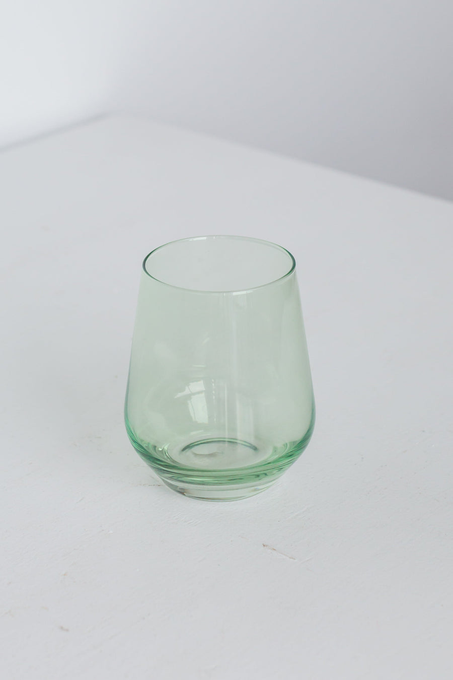 Colored Wine Stemless - Set of 6 {Mint Green}