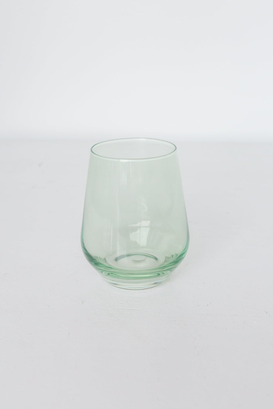 Colored Wine Stemless - Set of 6 {Mint Green}