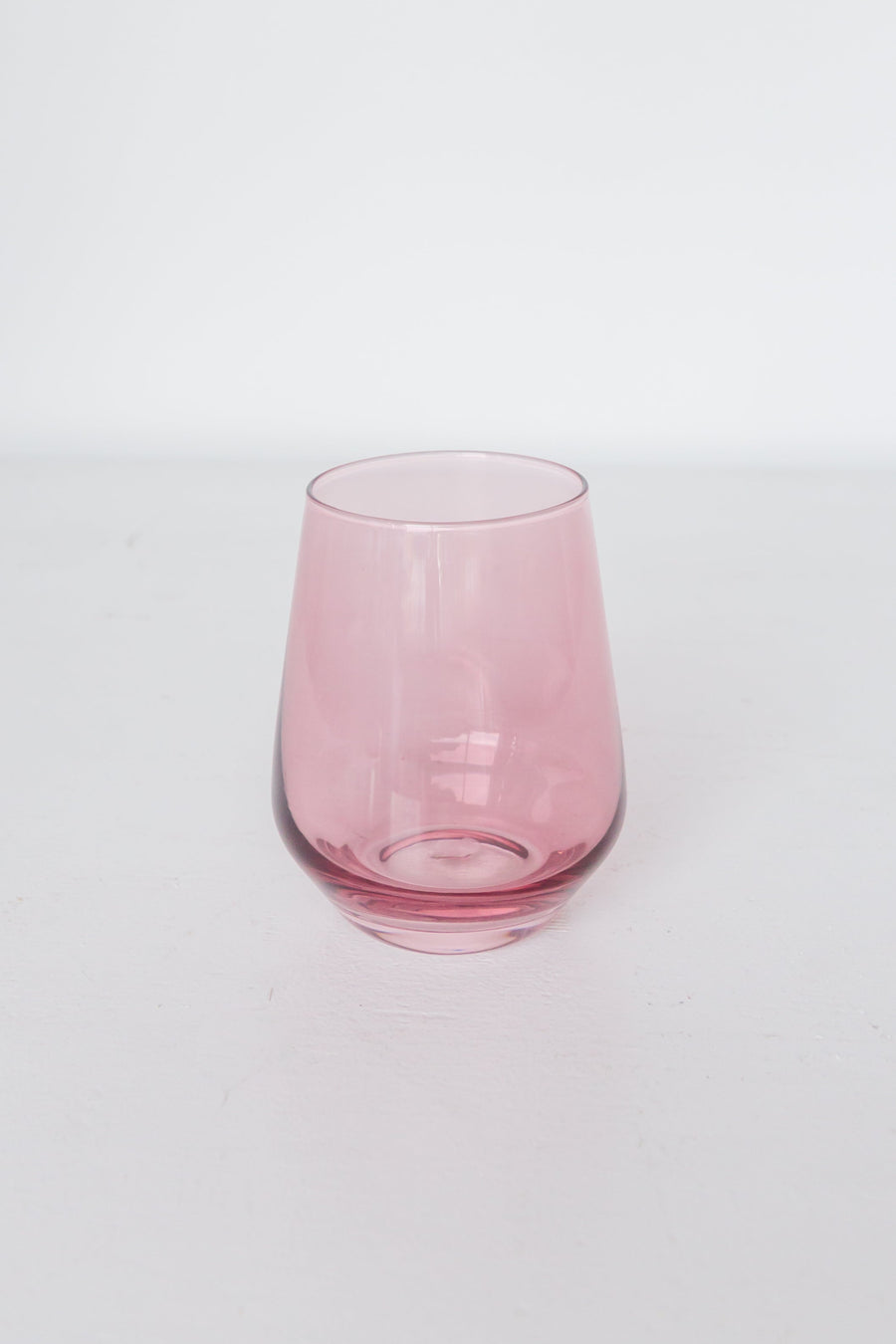 Colored Wine Stemless - Set of 2 {Rose}