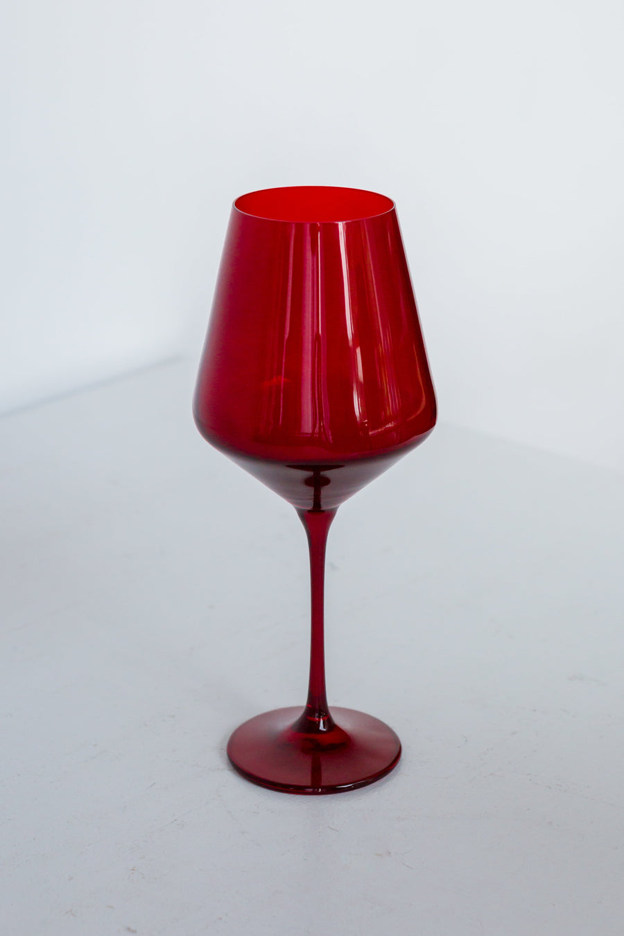 Colored Wine Stemware - Set of 2 {Red}