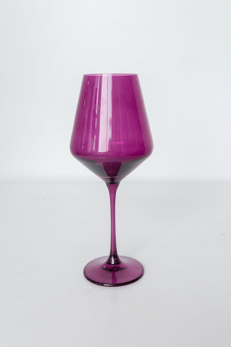Colored Wine Stemware - Set of 2 {Amethyst}