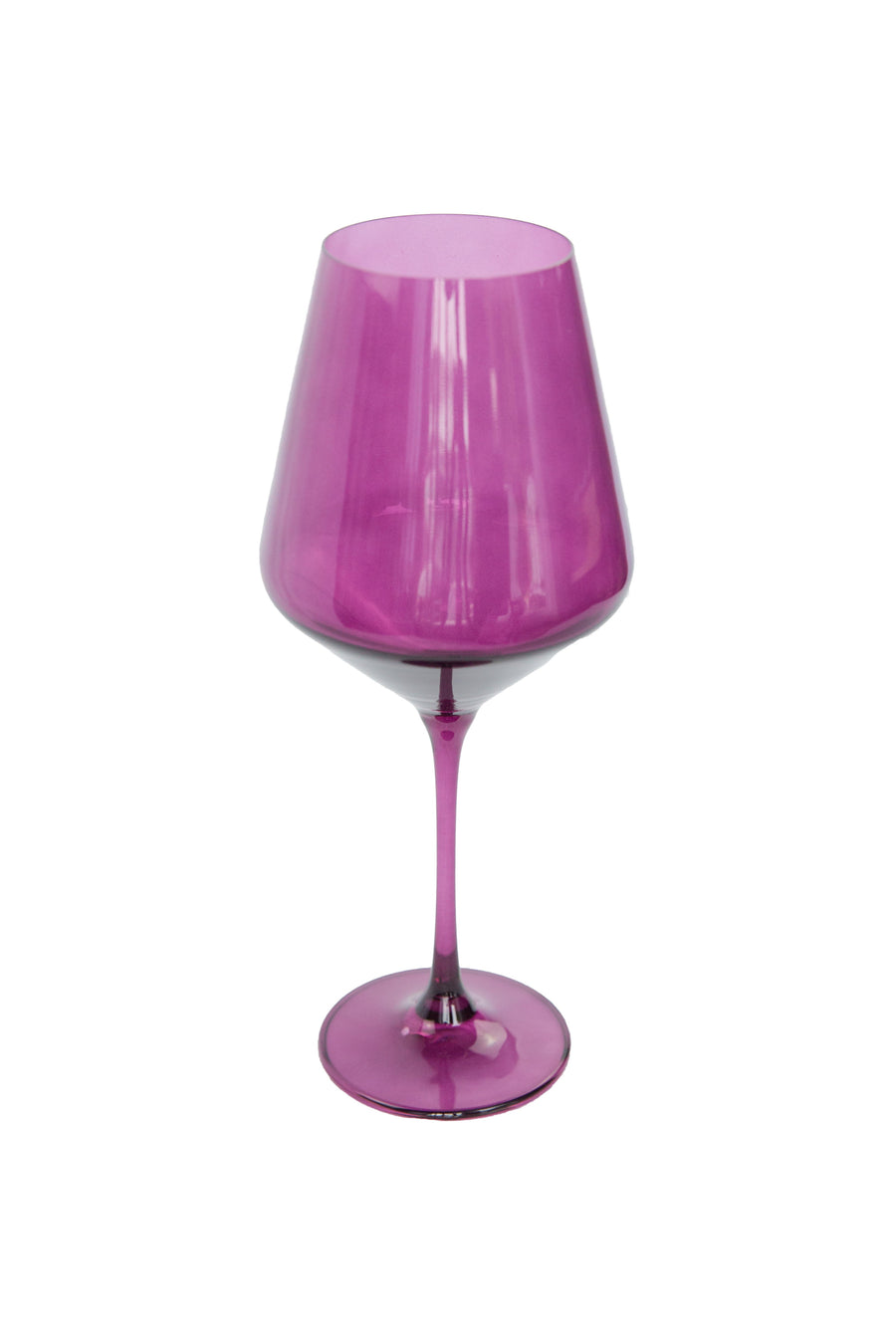 Colored Wine Stemware - Set of 2 {Amethyst}