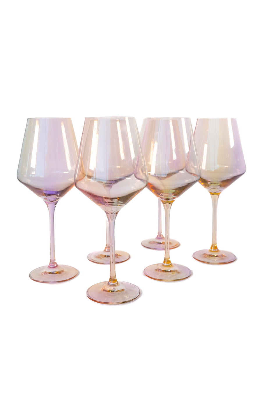 Colored Wine Stemware - Set of 6 {Iridescent}